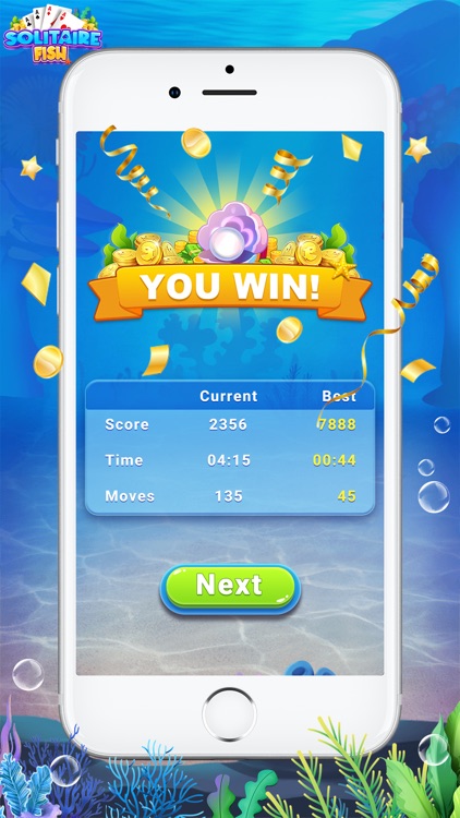 Solitaire Ocean Treasure screenshot-3