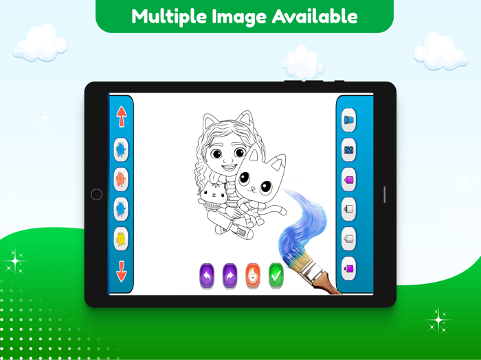 Dolls Doodle Glitter Book App