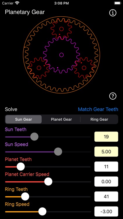 Planetary Gear Calculator screenshot-4
