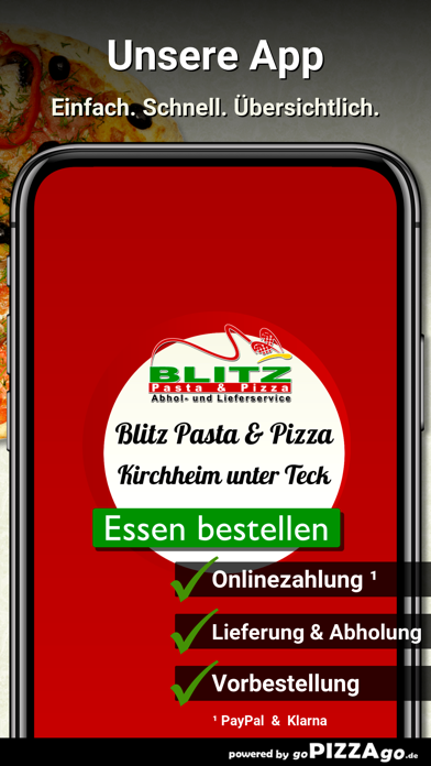 Blitz Pasta - Pizza Kirchheim screenshot 1