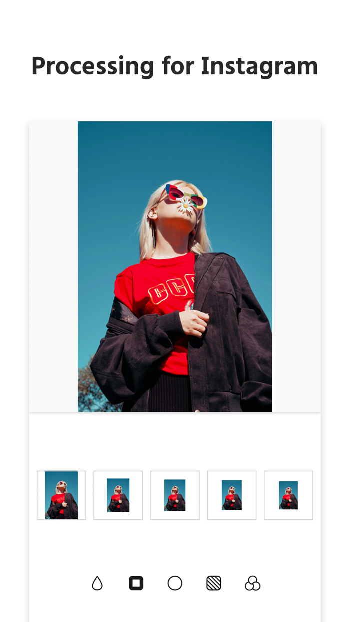 Square Fit Photo Editor - PiQ