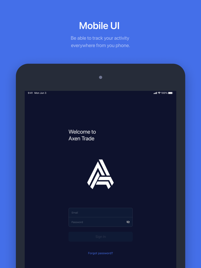 Axen Trade - Client Portal