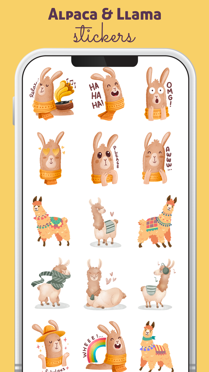 Llama  Alpaca Stickers