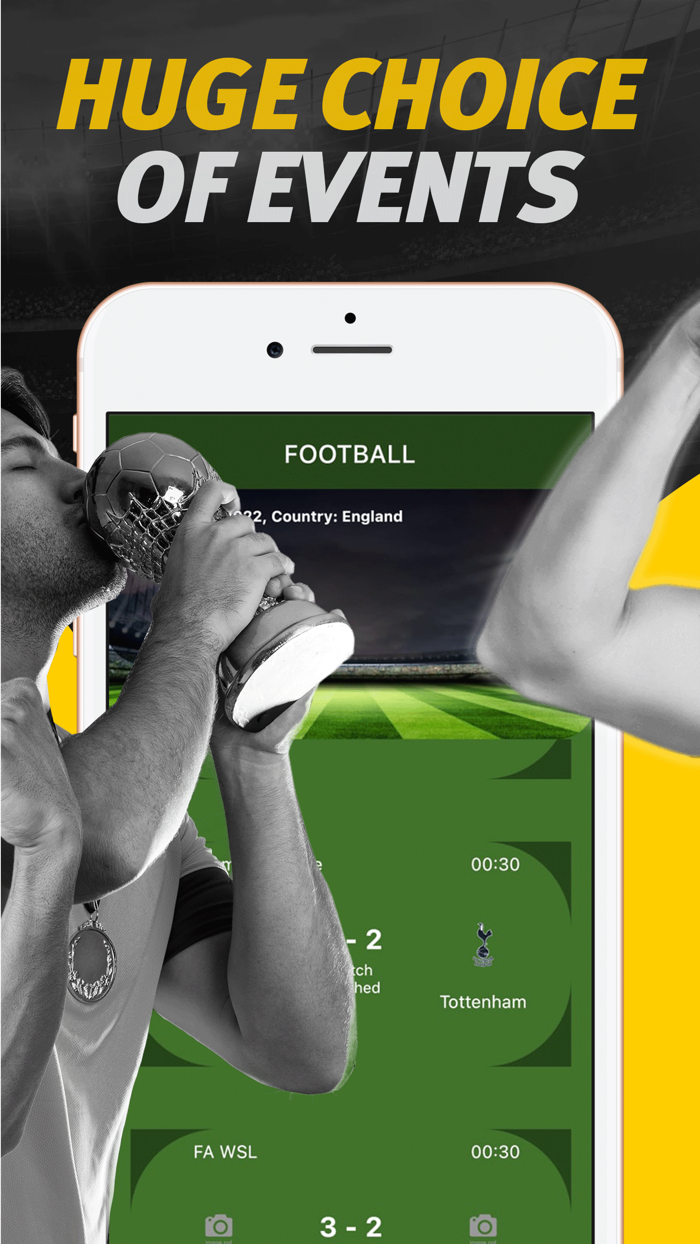 Win app - results  odds