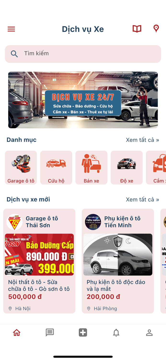Dịch vụ Xe