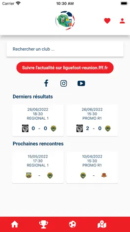 Game screenshot Ligue Réunionnaise de Football mod apk