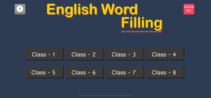 English Word Fill