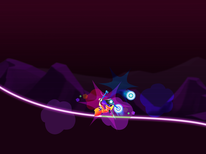 Moto Bike Neon Racing