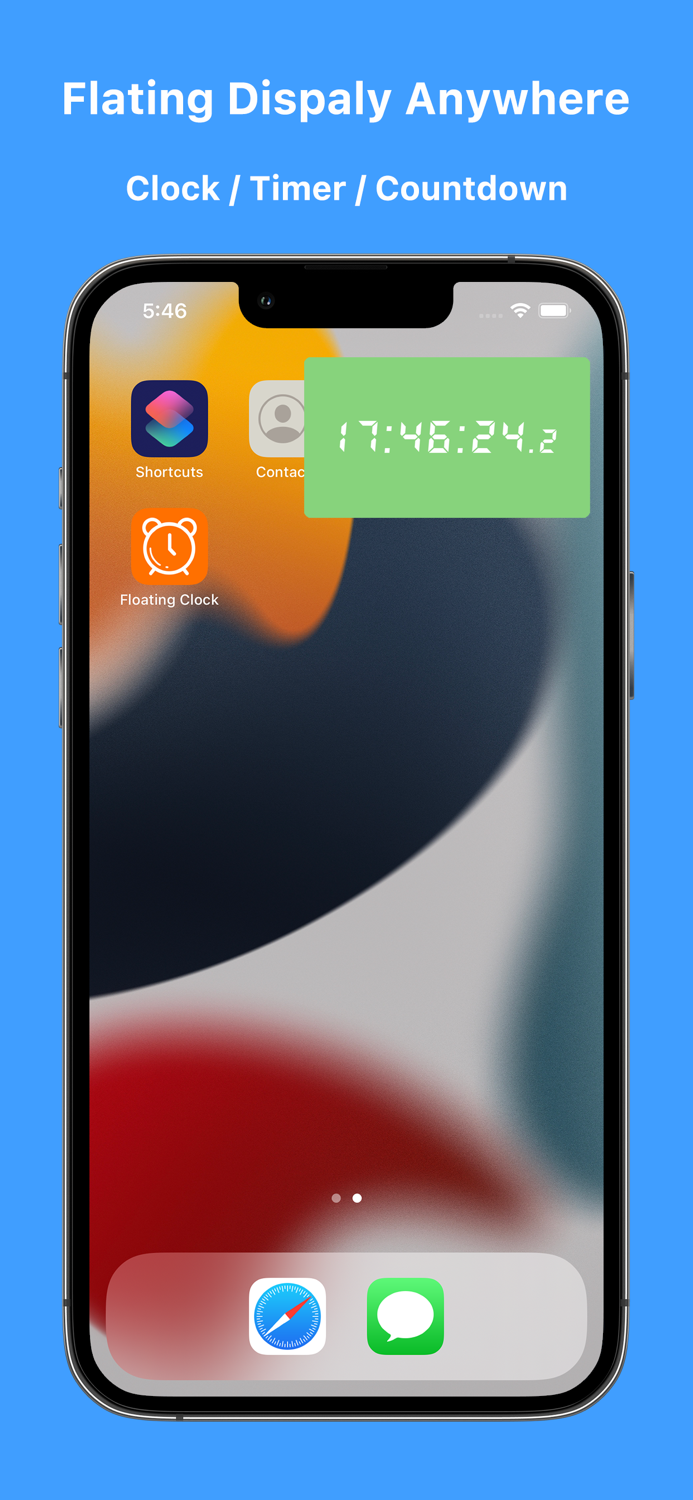 iFloating Clock - Realtime