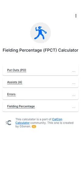Game screenshot Fielding Percentage (FPCT) mod apk