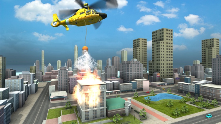 City Helicopter Rescue Mission