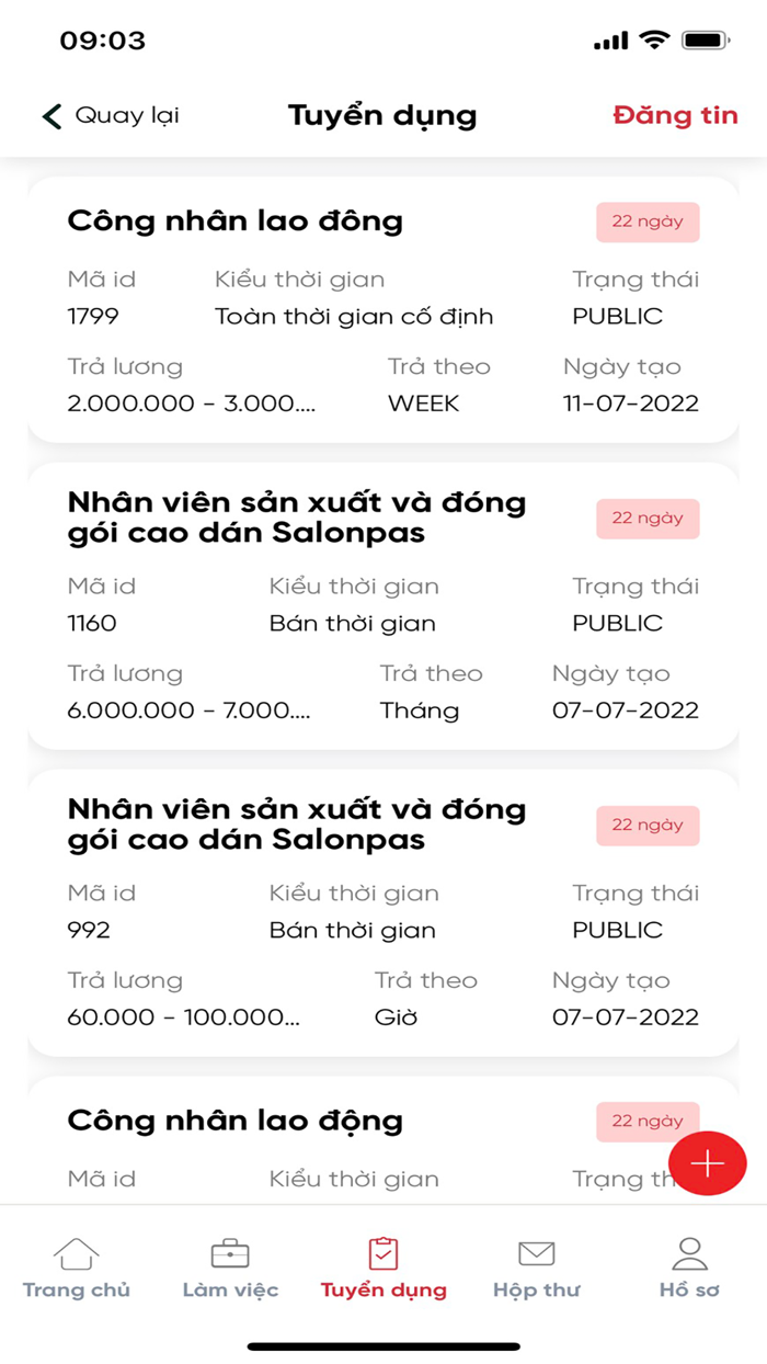 102.work - Tuyển dụng 102