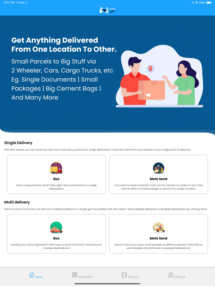 PlusXDelivery Sender