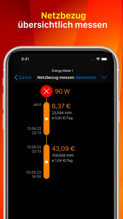 Energy Meter app screenshot 4 by Heiko Pruessing - appdatabase.net
