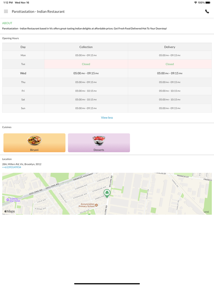 Parotta Station Restaurant