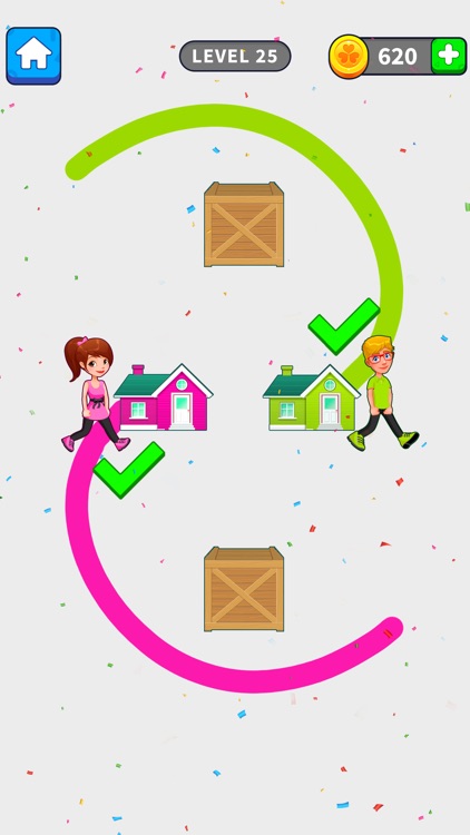 Draw To Home Puzzle Game screenshot-3