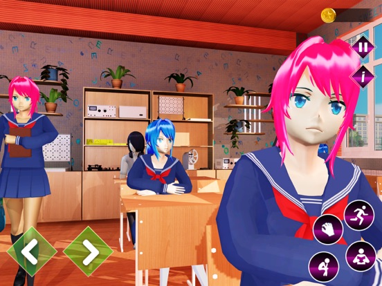 High School Anime Girl Life screenshot 3