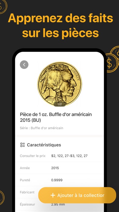 CoinSnap: Valeur des pièces CoinSnap: Valeur des pièces