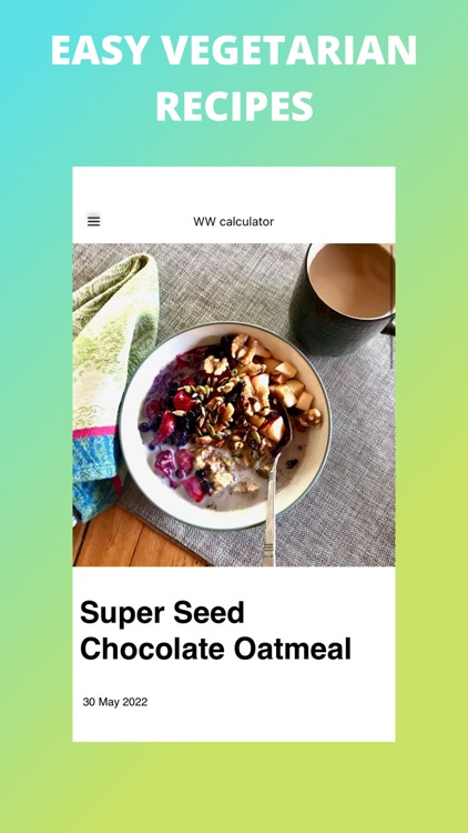 Easy Vegetarian Recipes App