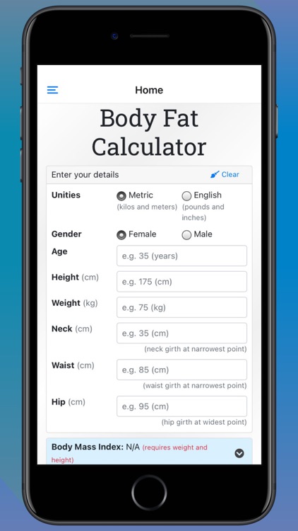 Body Fat Meter