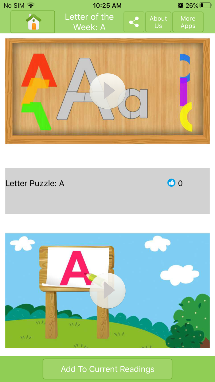 Letter of the Week Lite