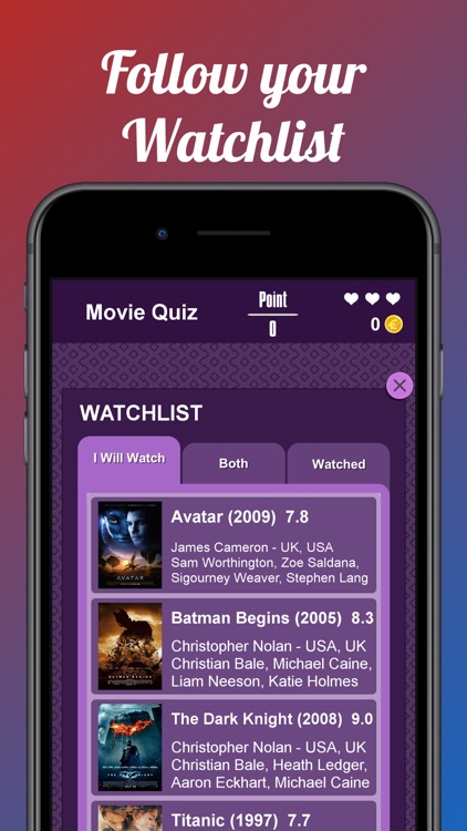 Movie Quiz & Watchlist screenshot-5