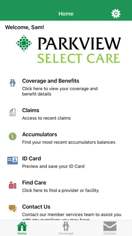 Game screenshot Parkview Select Care apk