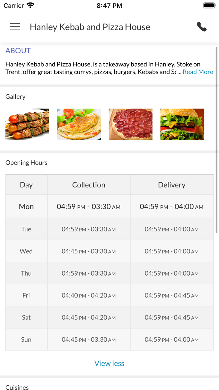 Hanley Kebab and Pizza House