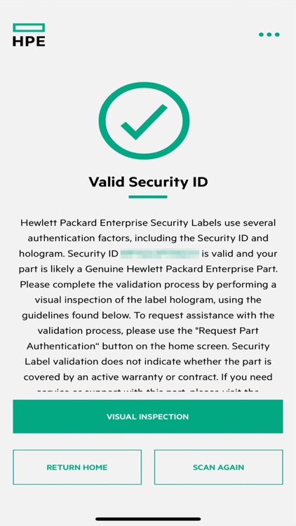 HPE Parts Validation screenshot-6