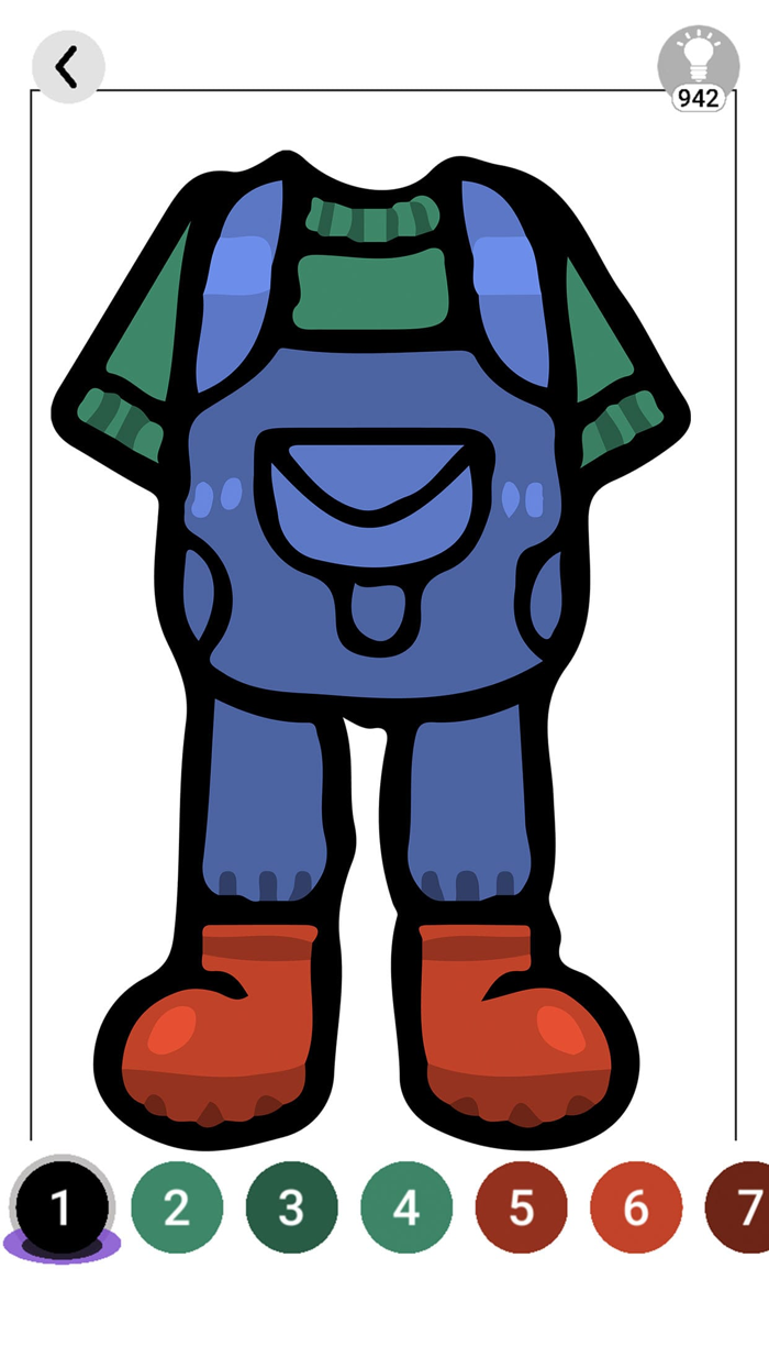 Toca Coloring - Outfit Ideas