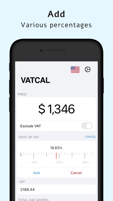 VATCAL - V.A.T.|VAT calculator screenshot 3