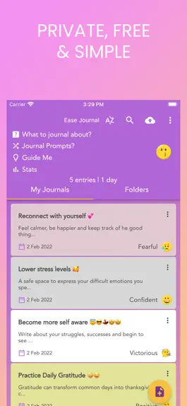 Game screenshot Ease Journal -Diary &Gratitude hack