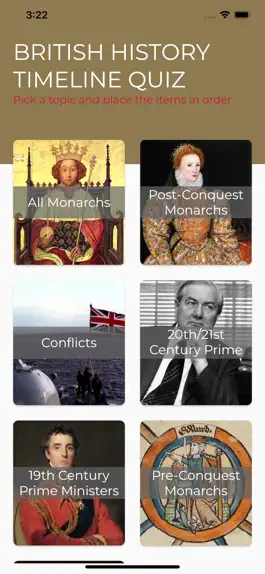 Game screenshot British History Timeline Quiz mod apk