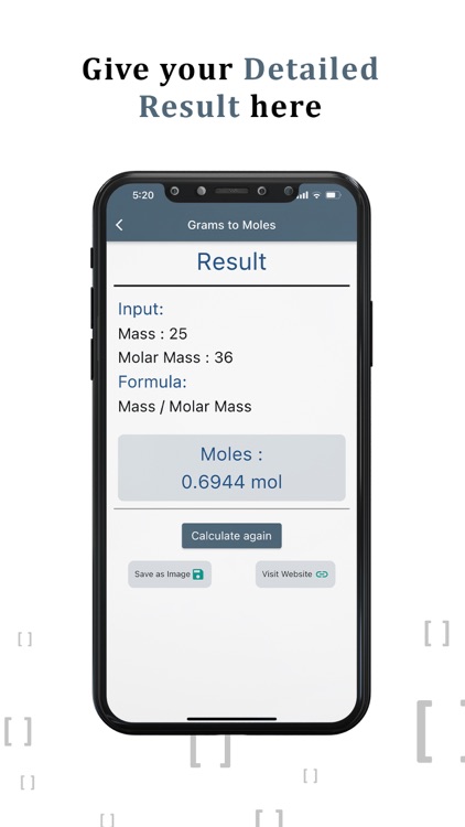 Grams to Moles Calculator