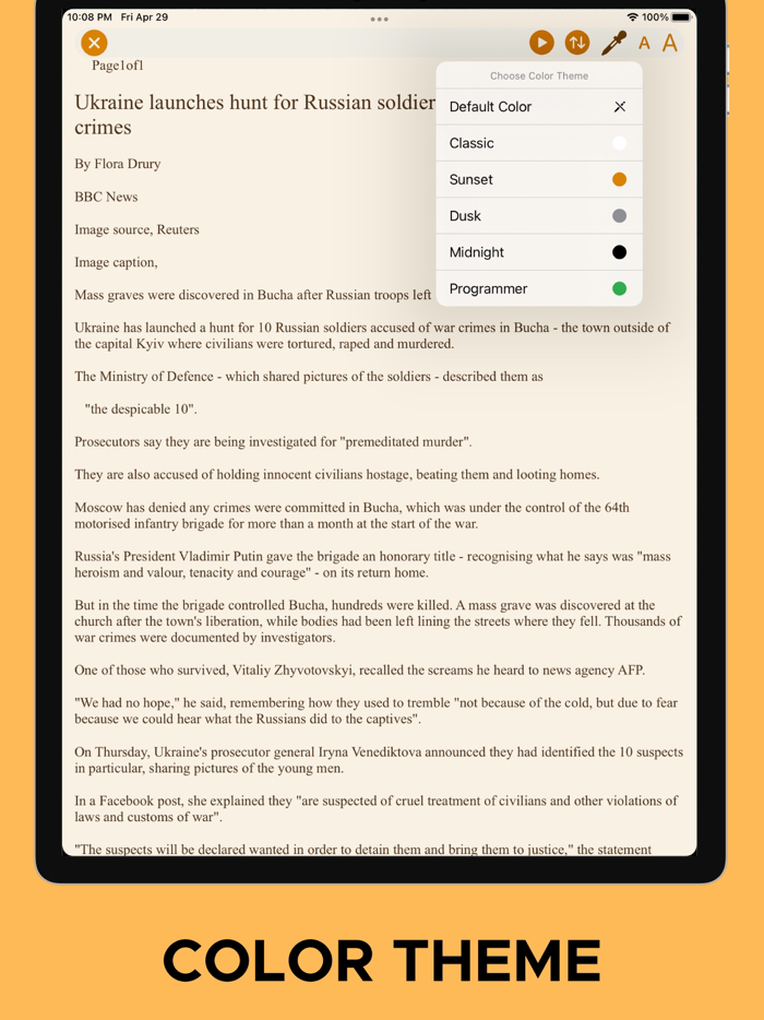 Reader - Listen to Pdf  Web