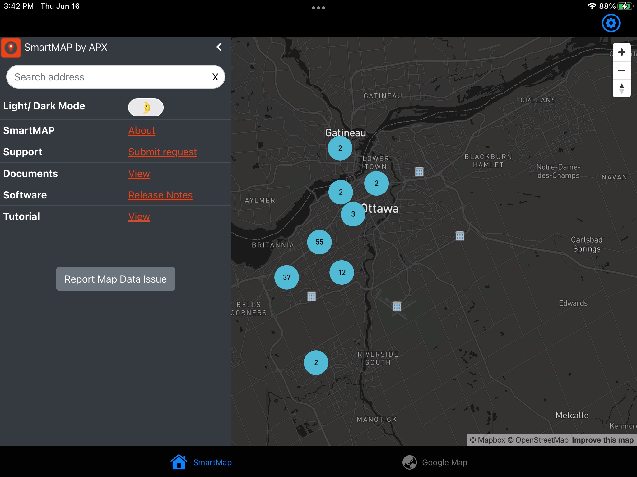 APX SmartMAP screenshot 4