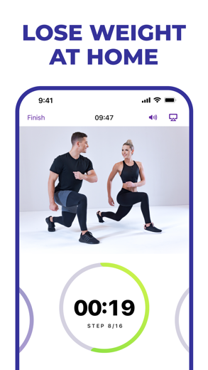 Verv: Home Fitness Workout screenshot 1