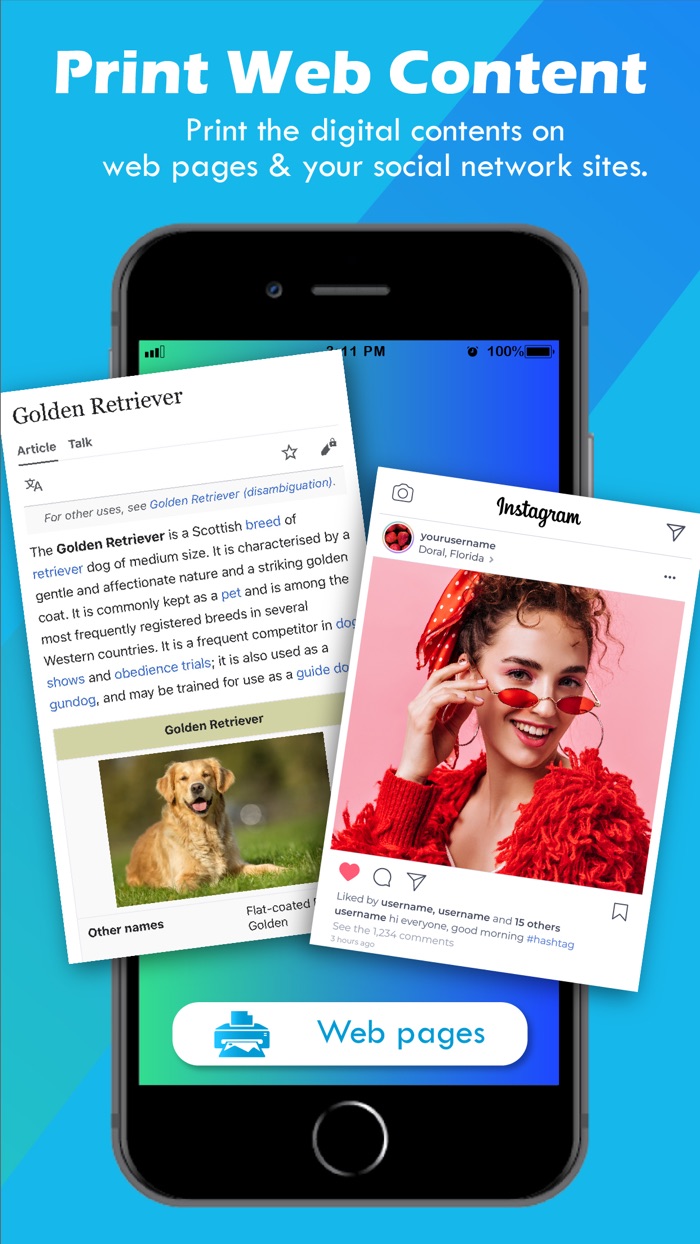 HPrinter Smart Printer App ‣