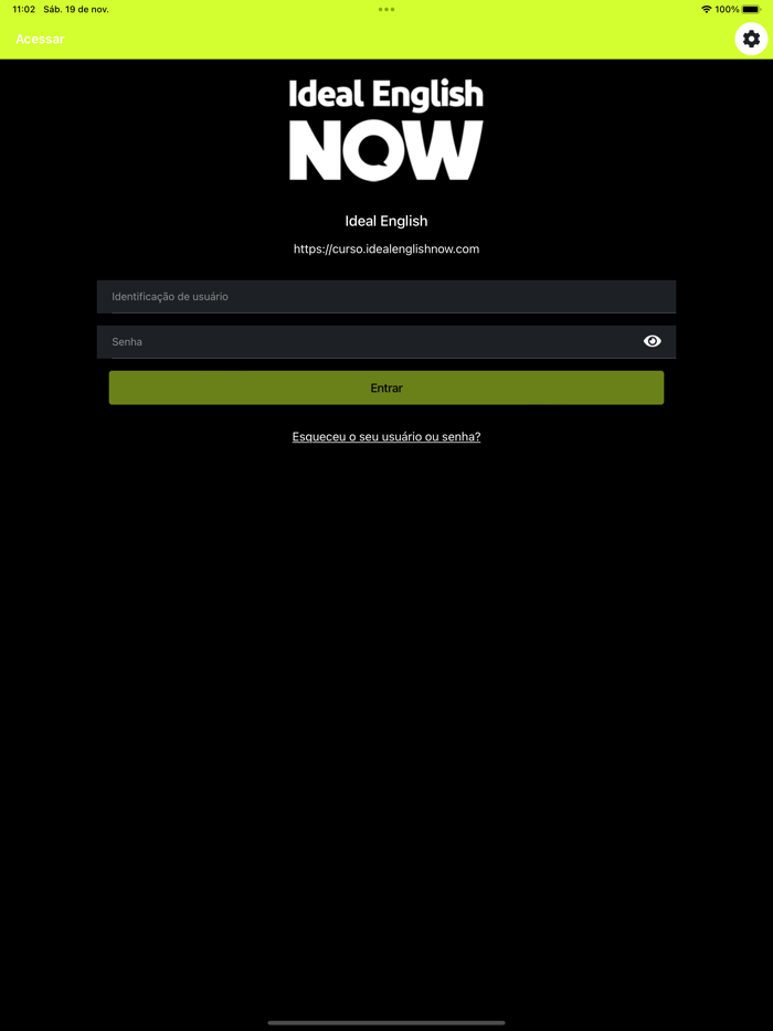 Ideal English Now - Aluno