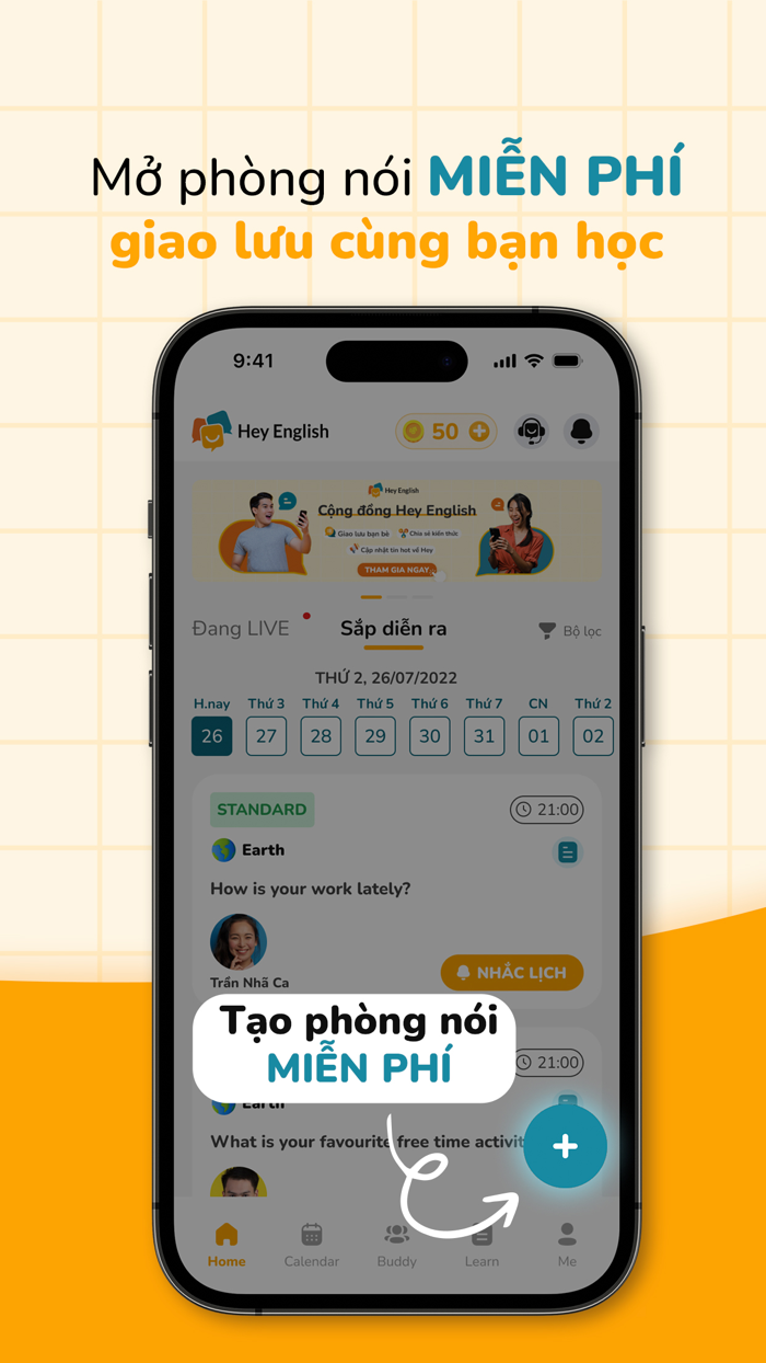 Hey English Hãy nói tiếng Anh