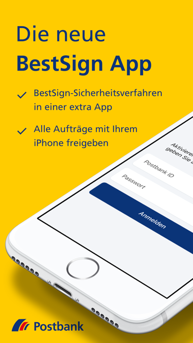 Postbank BestSign für PC - Windows 7/10/11 (Deutsch) - Download kostenlos