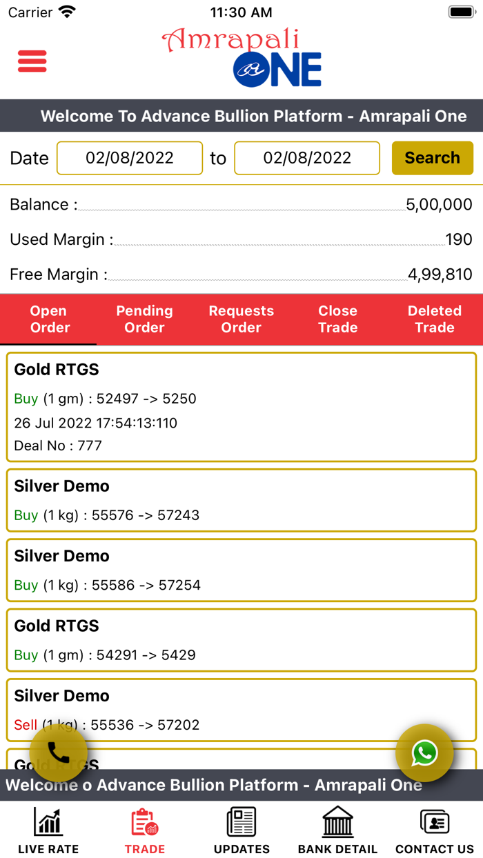 Amrapali One - Bullion