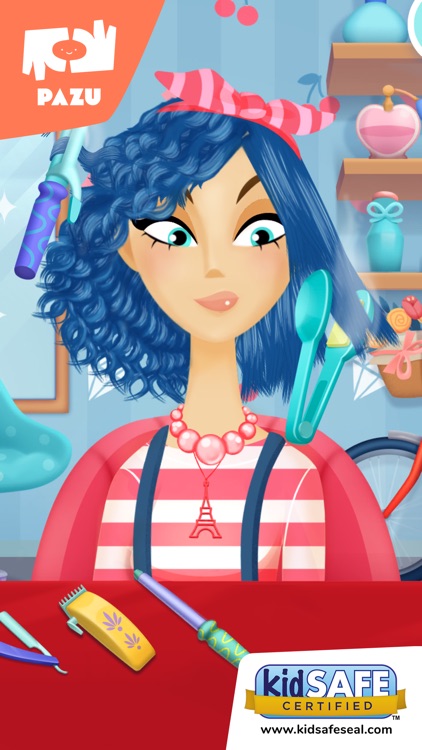 Girls Hair Salon Kids Games screenshot-3