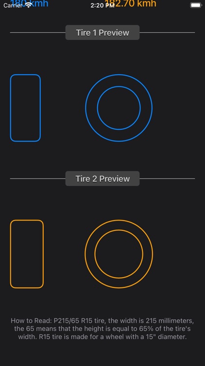 Tire Size Calculator Plus