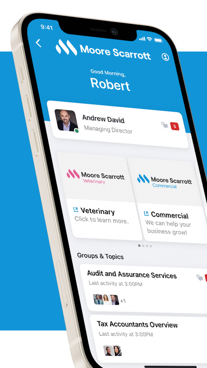 Moore Scarrott Client Portal