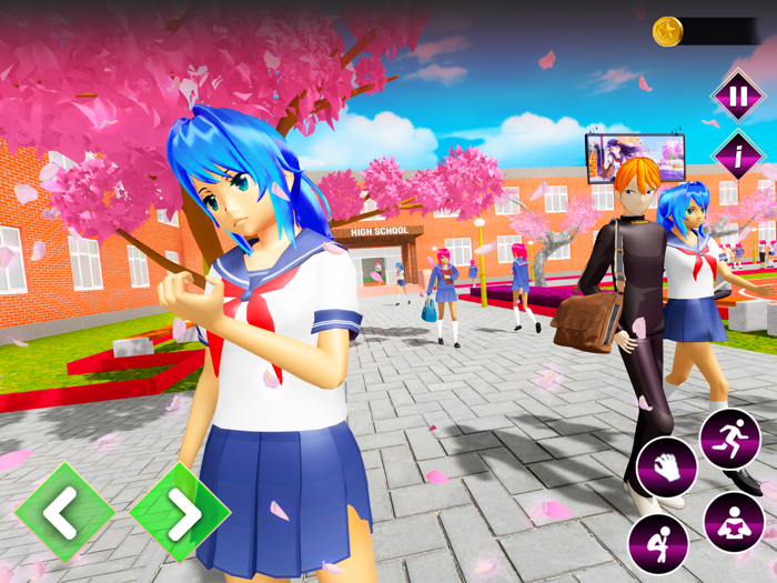 High School Anime Girl Life