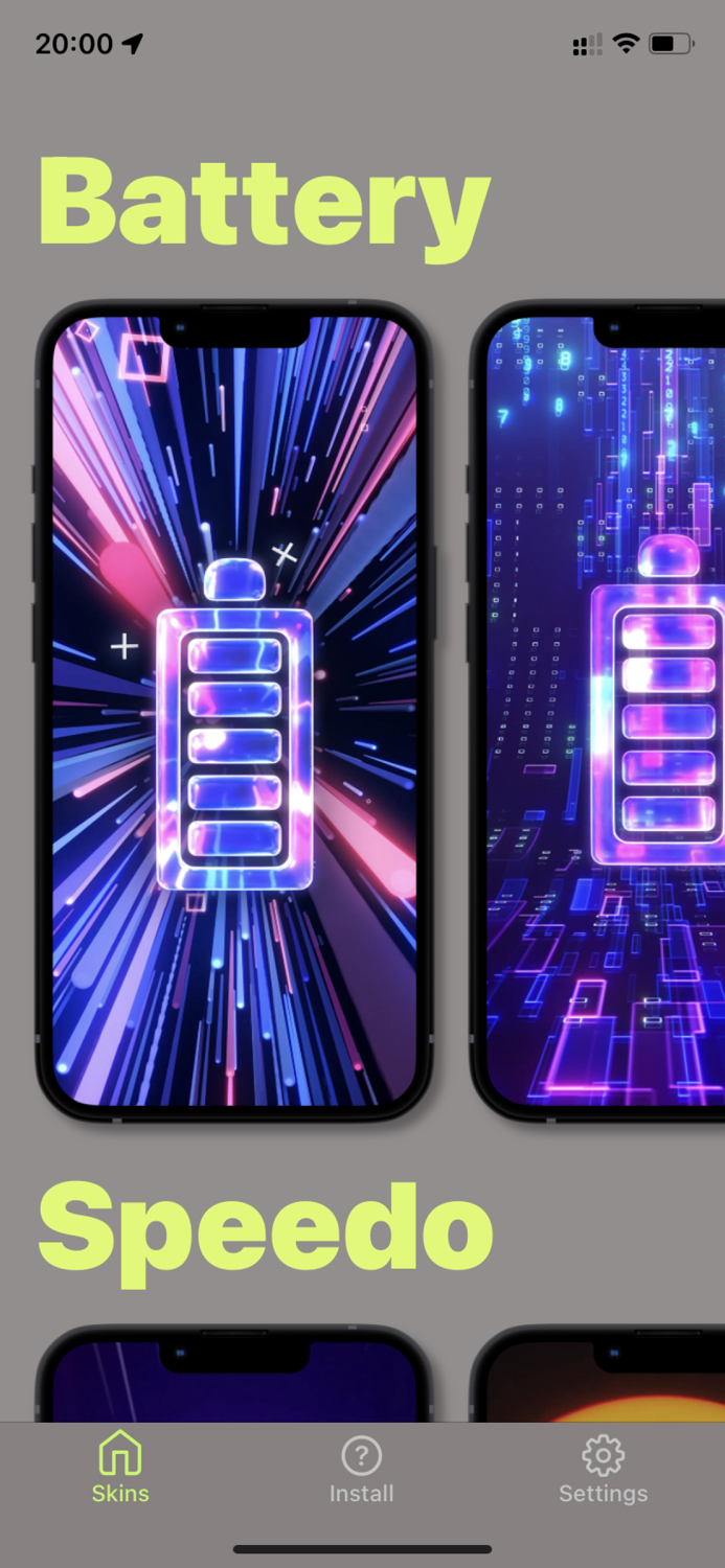 Live charging wallpapers