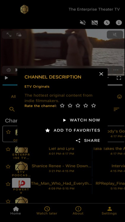 Enterprise Theater TV