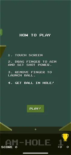 Vertical Golf - Screenshot 2