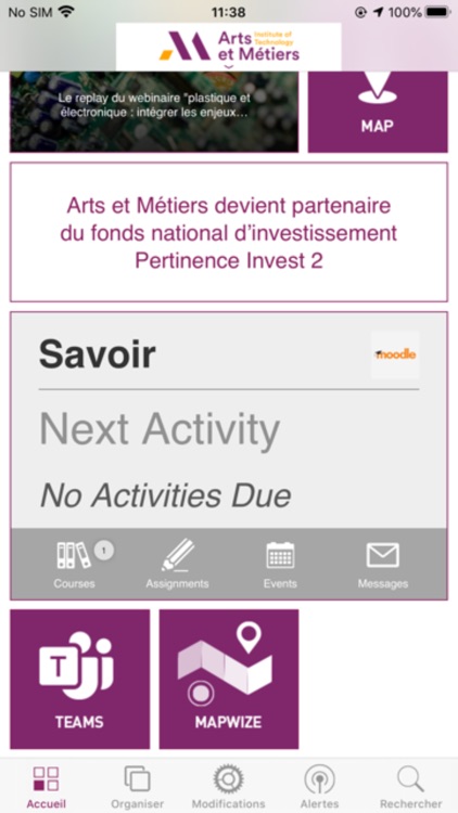 Arts et Métiers App Mobile